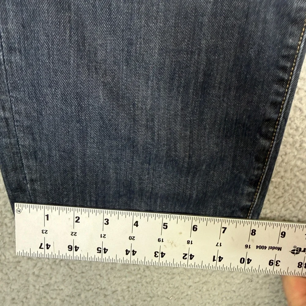 Lucky Brand 221 Original Straight Jeans Mens 38x30 Dark Wash Blue Denim